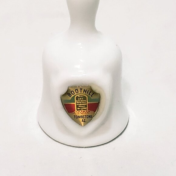 Boothill Tombstone Arizona Miniature Bell Porcelain Vintage 2" Souvenir - Picture 2 of 7